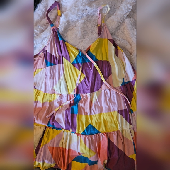 Torrid Colorful Geometric Pattern Tank - Picture 1 of 6